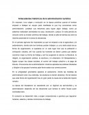 Antecedentes históricos de la administración turística