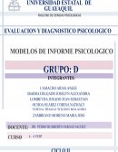 Modelos de informe psicológicos