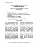 Comunicación tanto en la vida como en los juicios