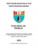 Plan anual de trabajo