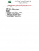 TALLER DE APLICACIÓN DE LAS LEYES DE NEWTON