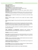 Glorario terminio Biología