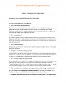 Fundamentos de Programación