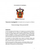 El impacto de la corrupción en México