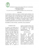 DETERMINACION DEL PUNTO ISOELECTRICO DE UNA PROTEINA