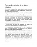Formas de extincion tributaria