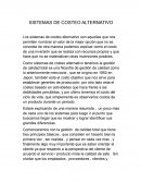 SISTEMAS DE COSTEO ALTERNATIVO