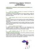 CONFERENCIA DE LA TEMATICA “RIESGOS DE FEMINICIDIOS Y TRATA DE PERSONAS”