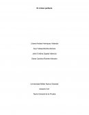 Teoria general de la pruba. El crimen perfecto