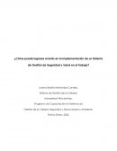 Gestión de Seguridad y Salud en el trabajo