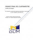 Análisis Sociológico de la Educación