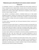 Obstáculos para la diversificación del comercio exterior mexicano