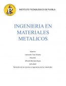 Ingenería en Materiales metalicos