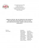 Ambientación del área de emergencia del hospital tipo I Dr. Efrain Abad Armas de Valle Guanape municipio Francisco del Carmen Carvajal estado Anzoategui