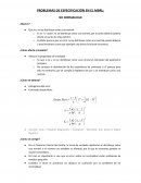 PROBLEMAS DE ESPECIFICACIÓN EN EL MBRL: NO NORMALIDAD