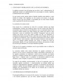 CONTENIDO Y PROBLEMÁTICA DE LA CIENCIA ECONÓMICA