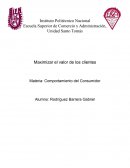 Maximizar Valor de los Clinetes