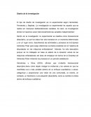 Diseño de la investigación