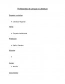 La literatura regional