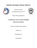 La organización como un sistema estratégico dentro de una empresa