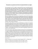 DESCRIPCION DEL ENTORNO DE EMPRENDIMIENTO ECUATORIANO