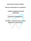 ELABORACIÓN DE UN PLAN DE NEGOCIOS DE CLÍNICA DENTAL
