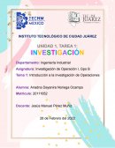 Introducción a la Investigación de Operaciones