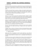 INTERNET EN LA EMPRESA COMERCIAL
