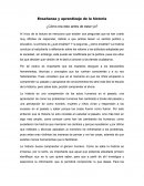 Enseñanza y aprendizaje de la historia.¿Cómo era esto antes de estar yo?