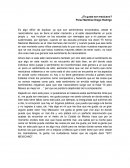 ¿Te gusta ser mexicano?