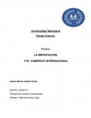 LA IMPORTACION Y EL COMERCIO INTERNACIONAL