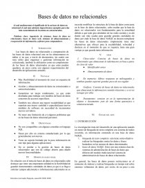 Bases de datos no relacionales. Página 1