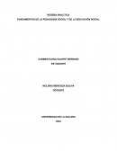 Fundamentos de la pedagogía social y de la educación social.