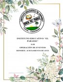 Artículo científico – Avistamiento de Aves