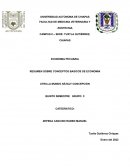 RESUMEN SOBRE CONCEPTOS BASICOS DE ECONOMIA