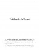 Turbidimetría y nefelometría