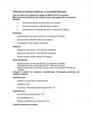 PRINCIPALES INTERACCIONES DE LA ECONOMÍA MEXICANA