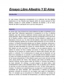Ensayo el libre albedrio y el alma