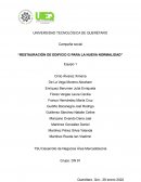 Restauración de edificio G para la nueva normalidad