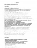 EL VIEJO Y EL MAR .PALABRAS DESCONOCIDAS Y SUS ORACIONES