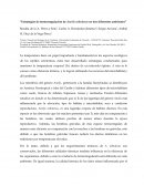 Estrategias de termorregulación de Anolis nebulosus en dos diferentes ambientes
