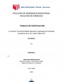 La colusión y las oportunidades laborales en egresados de la facultad de derecho de la UCV- Sede Callao 2019