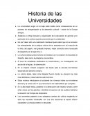 Historia de las universidades