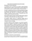 Disolución de una muestra sólida por vía seca