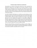 Conclusión del origen y fundamento de la administración