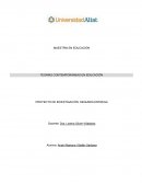 TEORÍAS CONTEMPORÁNEAS EN EDUCACIÓN