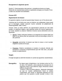 Proceso STP Segmentación de Amazon. Página 1