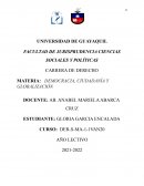 DEMOCRACIA, CIUDADANÍA Y GLOBALIZACIÓN