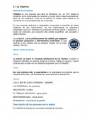 Marco Teorico empresa FANASA