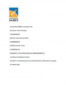 Características de los emprendedores (colaborativa en equipo)